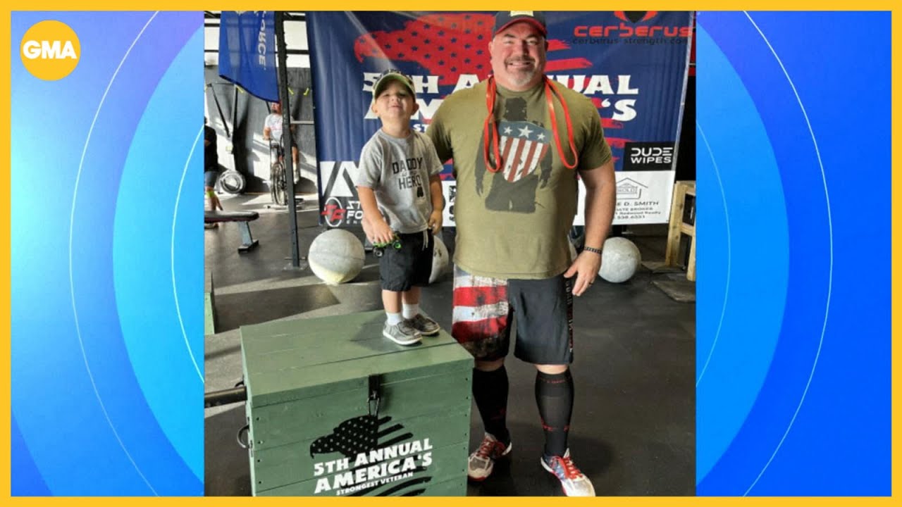 Wounded in combat, dad goes on to 'carry forward'