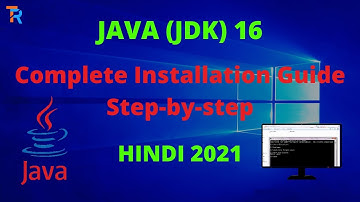How to Install Java JDK 16 on Windows 10 (2021 Update) with JAVA_HOME in HINDI.