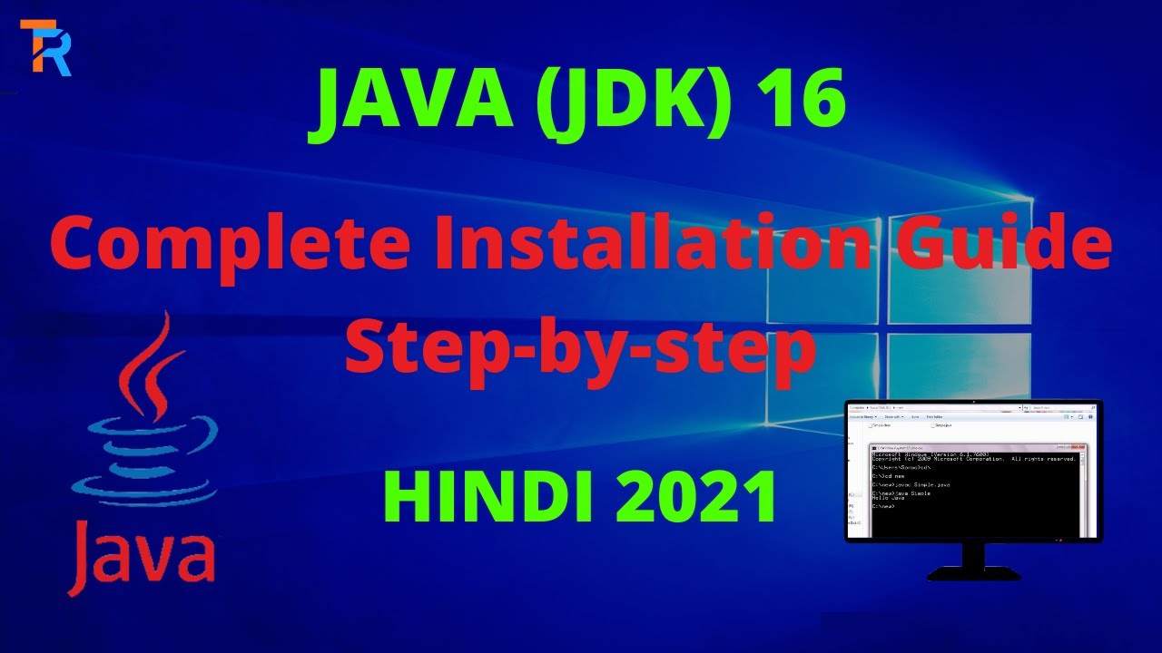 How to Install Java JDK 16 on Windows 10 (2021 Update) with JAVA_HOME