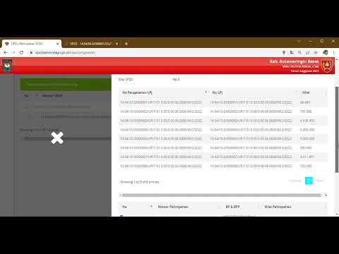 SIPD 2022 : PROSES GU : 1. PELIMPAHAN UP/GU PADA SIPD PENATAUSAHAAN