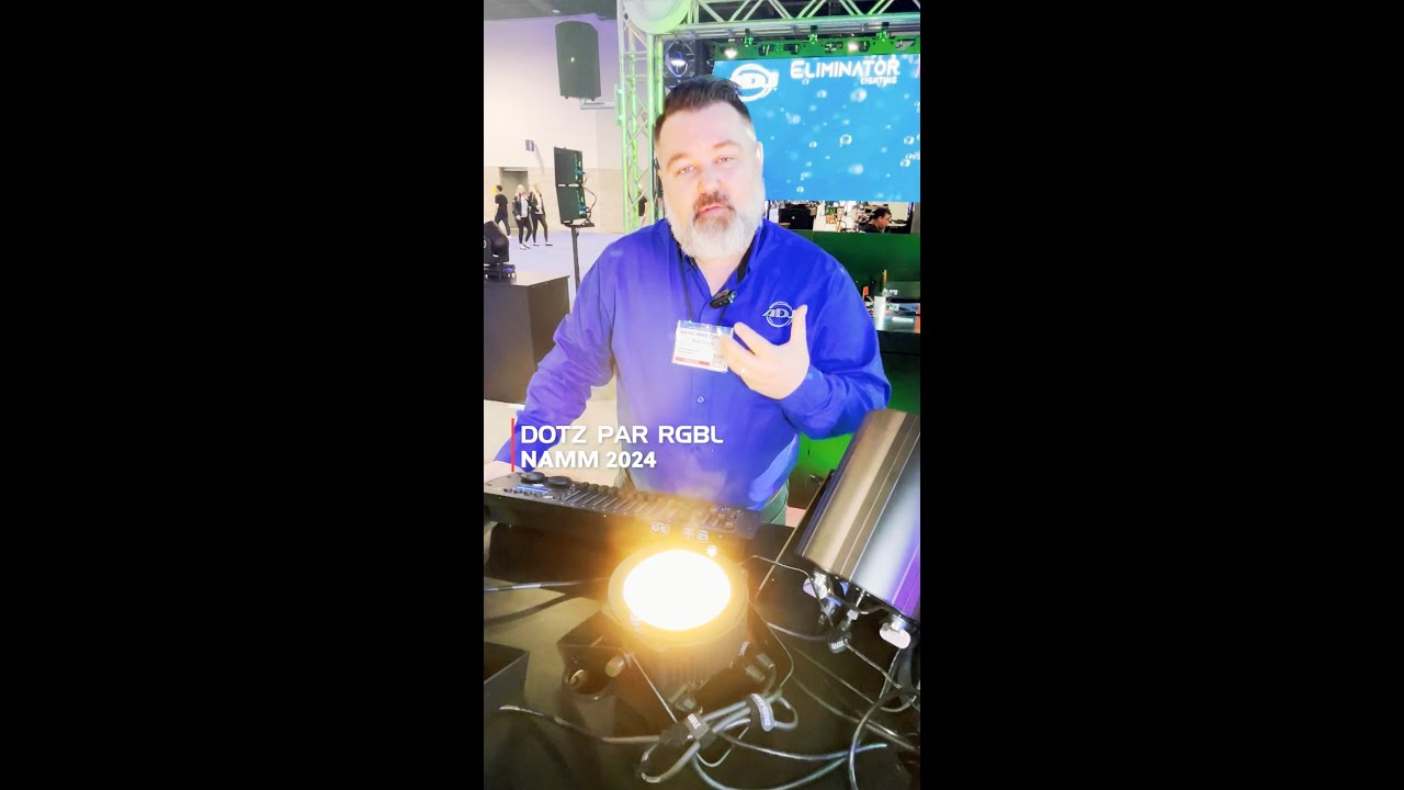 ADJ Dotz Par RGBL - NAMM 2024 - YouTube