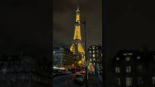 The Eiffel Tower at night