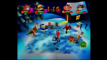 Crash Bash - Snow Bash Platinum Relic
