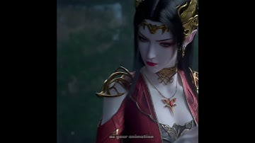 Queen Medusa always protect xiao yan || battle through the heavens || #btth #donghua #shorts