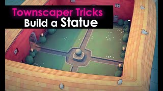 How to build a statue in townscaper | #tricks # sculptor achievement #gardener achievement