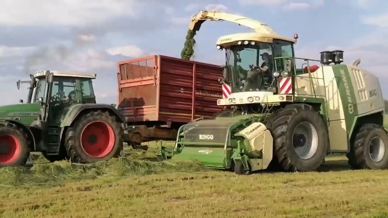 Zbiór Traw 2022 ☘️ GR Sowiński & Agro-Fala ✔️ Krone BiGX 600