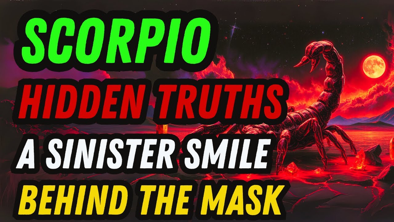 SCORPIO ♏ BEHIND THE MASK… AND THE SINISTER SMILE THAT WILL TERRIFY YOU 😨