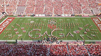 09-20-25 OU vs Auburn Halftime - University of Oklahoma Marching Band