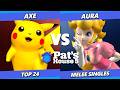 Pat's House 5 - Axe (Pikachu) Vs. Aura  (Peach) Smash Melee - SSBM