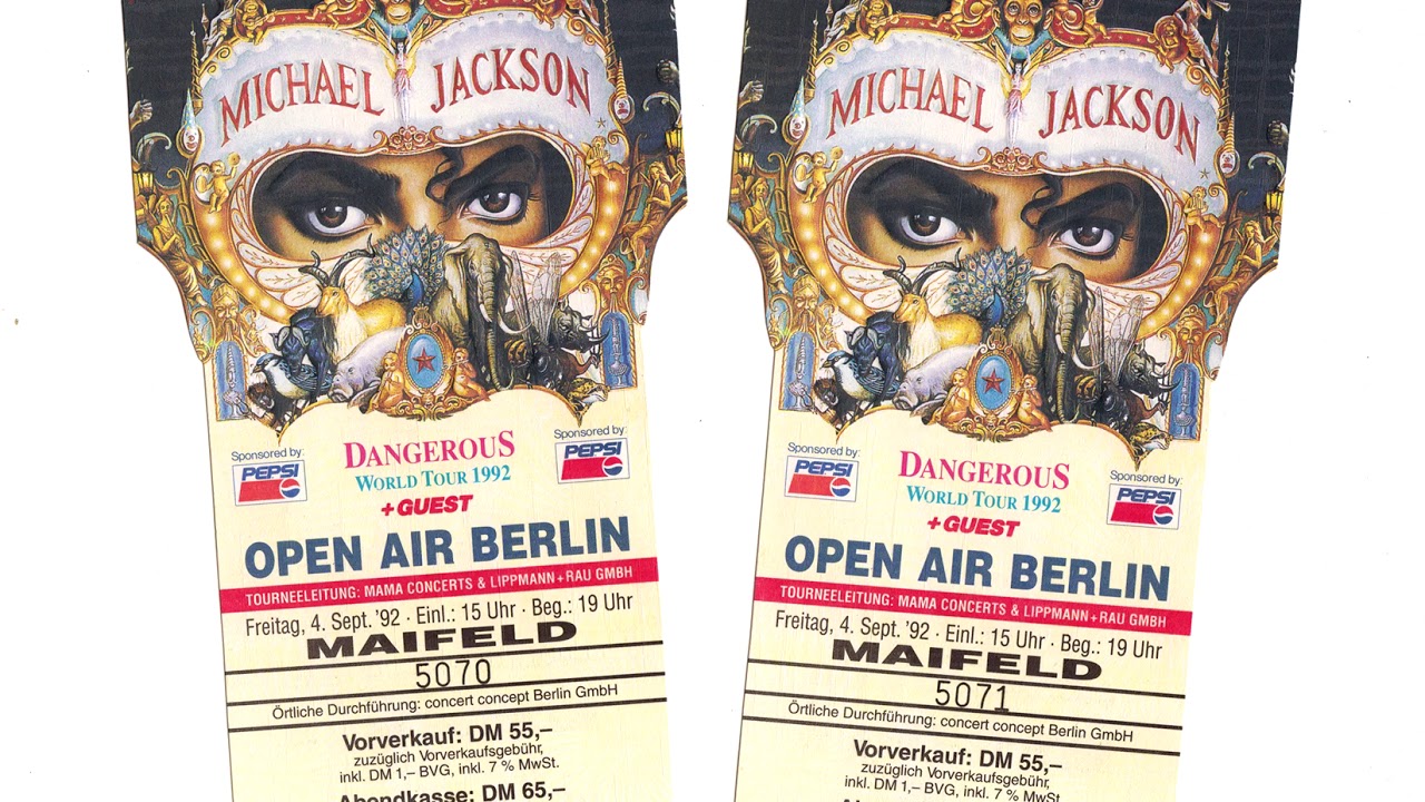 Michael Jackson live - Dangerous Tour Berlin 1992 (amateur audio)