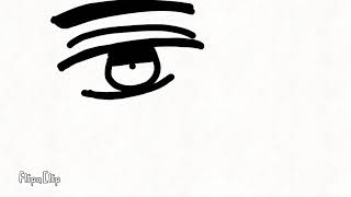 Eye opening and closing animation test