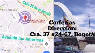 Corferias Bogotá cómo llegar transmilenio ubicación ruta