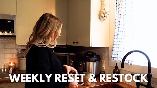Weekly Reset & Homemade Kitchen Restock