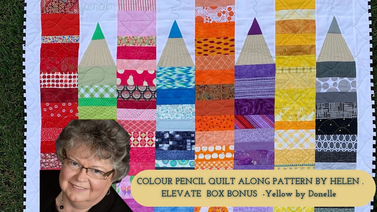 COLOURED PENCIL  WITH DONELLE  - YELLOW