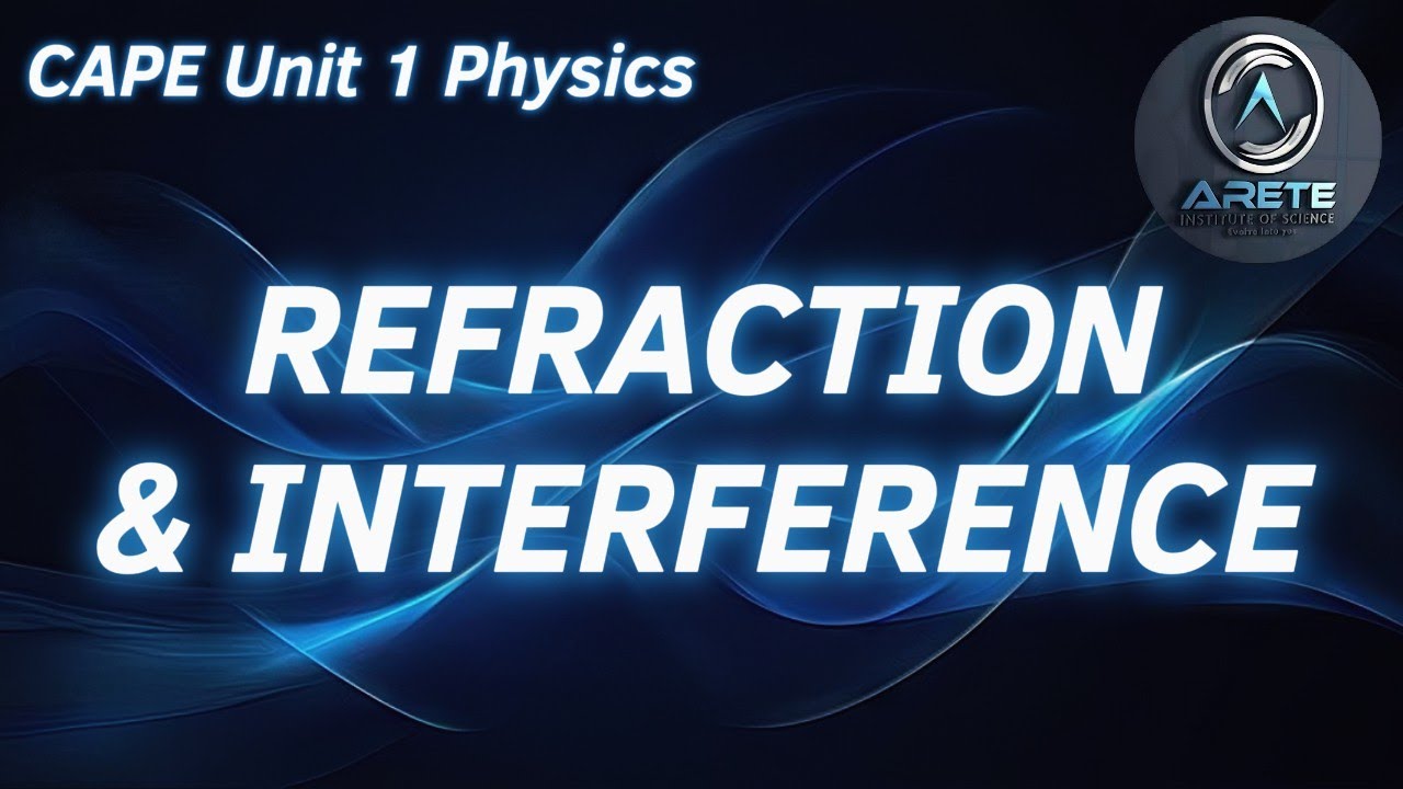 Cape physics unit 1 refraction and interference youtube