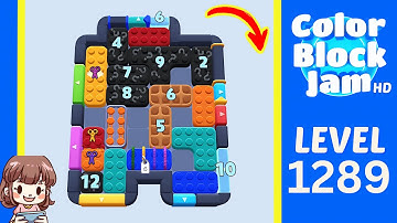 Color Block Jam Level 1289 Solution Walkthrough