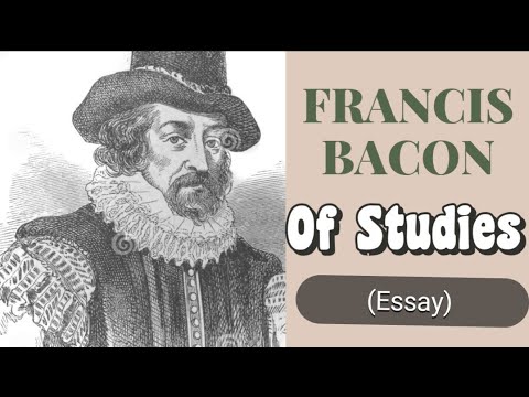 francis bacon essay of studies explanation