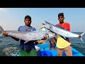 BACK TO BACK KING FISH CATCHING IN SEA