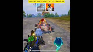 Call Of Duty Mobile vs Bgmi x Car Crash Test? #bgmi #callofduty #cod #bgmishorts #battleroyale #cpm
