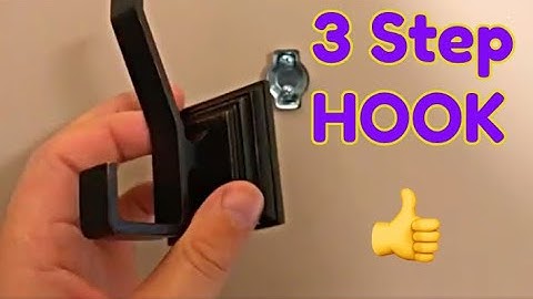 Delta Towel Hook Installation! EASY DIY