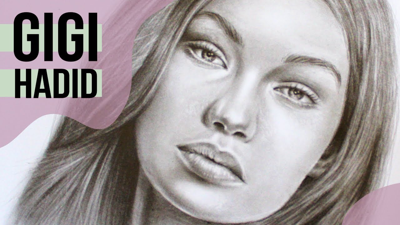 How to draw Gigi Hadid Step by step - Drawing Tutorial |YouCanDraw - YouTube