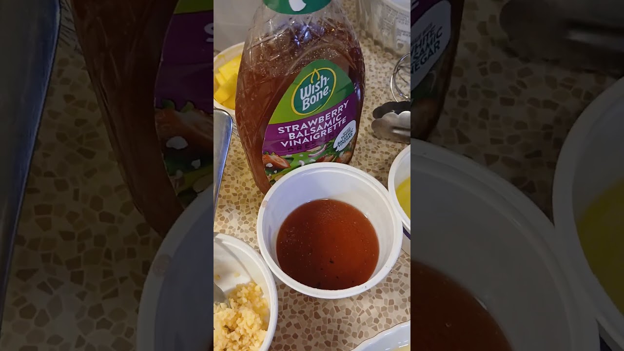 Салат с бабушкиным стейком рибай на двоих (1 из 4) 