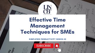 Simplified Time Management  Boost Your Productivity!