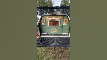 We Converted a Truck Topper into Cozy Mini Camper #camping #outdoors