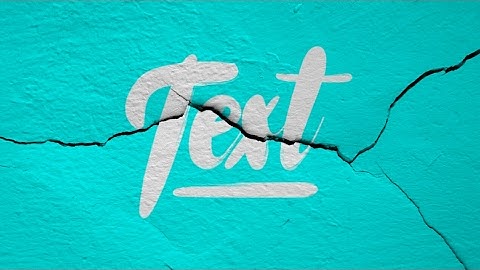 How To Make Cracked Text (Android) (Ps Touch)