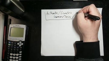 Discrete Math Arithmetic/Geometric Sequences/Series