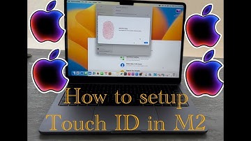 Set up Touch ID on Mac-book Air M2 (how to do it in 3 minutes)2023.