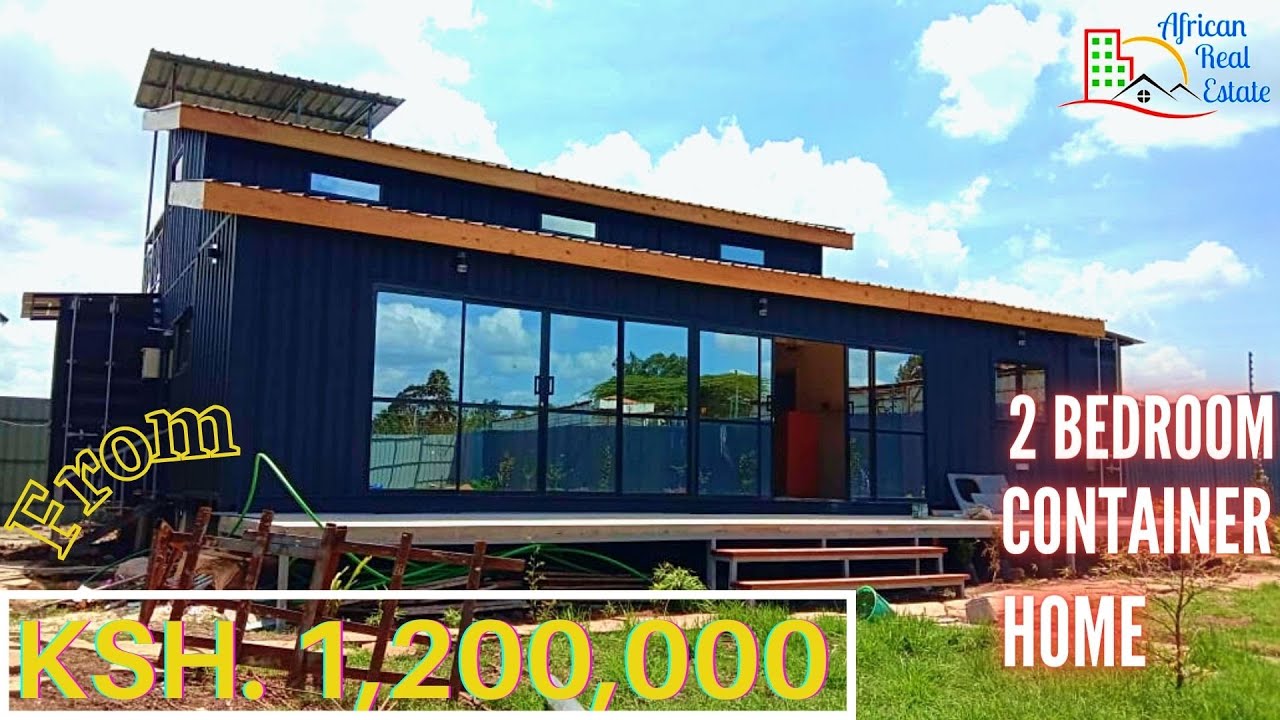 ⁣Touring a Ksh. 1.2M  2BR container Home in the Kenya BIGGEST SHIPPING CONTAINER COMPANY