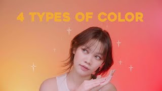 FUNDAMENTAL LESSON - 4 TYPES OF COLOR