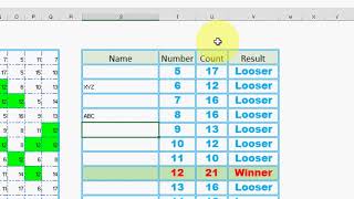 Game of luck in Excel screenshot 4