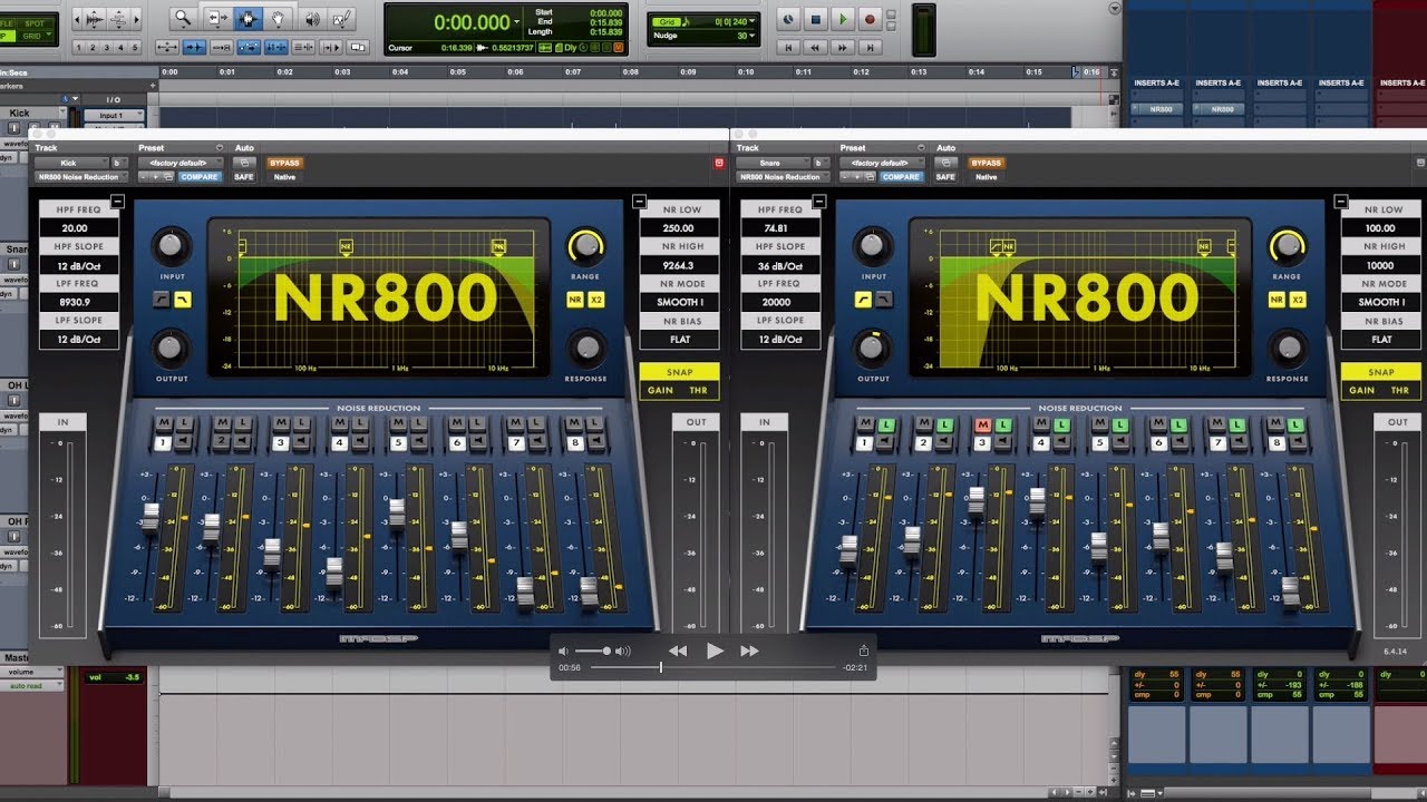 NR800 Drum Leakage Examples - YouTube