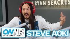 Steve Aoki Explains "Caking" | On Air with Ryan Seacrest 