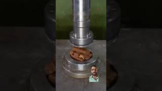 Chocolate gems and chocolate balls crushing #machine #satisfying #technology #pressing #candying #dj