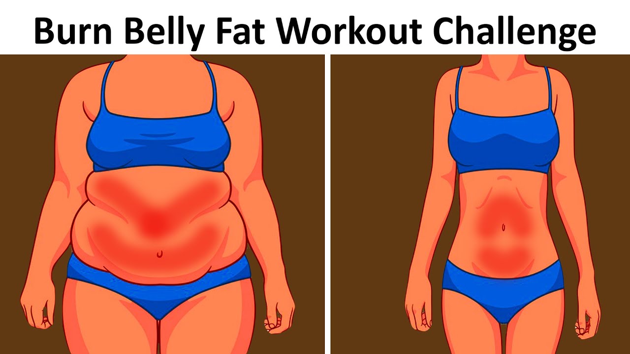 Intense Exercises to Lose Belly Fat Burn Workout Challenge Just in 4
