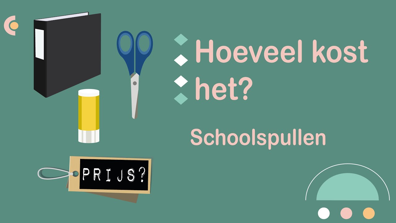 Schoolspullen. Hoeveel kost het? (NT2 Breakthrough, 