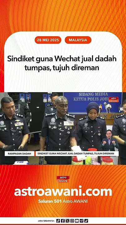 Sindiket guna Wechat jual dadah tumpas, tujuh direman