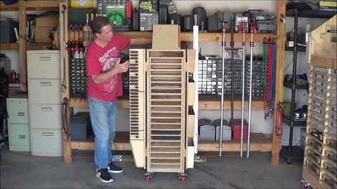 Fun with Robotics - EP 3: Garage shop organization, sandpaper, sanding belts and disks storage rack