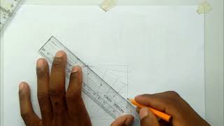Construction of an Ellipse using Rectangular method