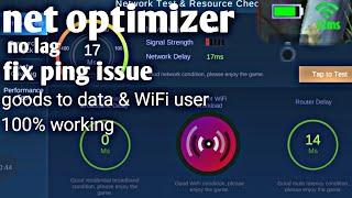 NO LAG |  NET OPTIMIZER | FIX HIGH PING | slow connection but low ping 🔥 screenshot 5