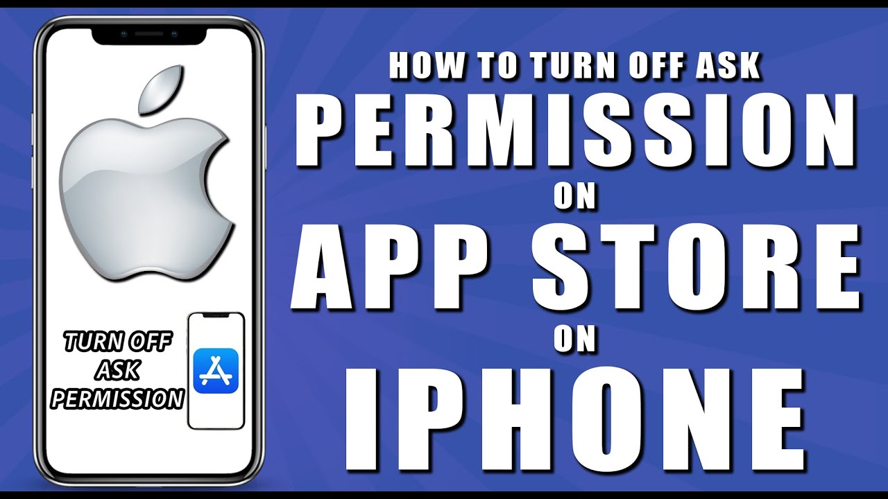 How to turn off ask permission on app store on iphone (2024) - YouTube