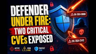 Defender Under Fire: Two Critical CVEs Exposed