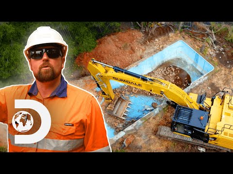 Demolishing a Swimming Pool Is More Challenging Than You Think | Demolition Down Under