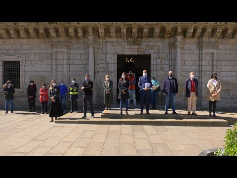 Minuto de silencio en Ponferrada por la víctima de violencia de género en Mansilla de las Mulas