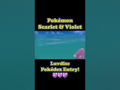 Luvdisc Pokedex Entry! 💖💖💖 - YouTube