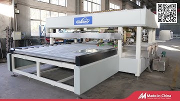 CNC horizontal four-side edger Automatic glass edging machine glass seaming machine +8618753115367