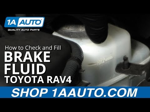 How to Check and Fill Brake Fluid 05-16 Toyota RAV4